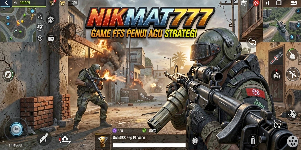 Screenshot gameplay NIKMAT777 menampilkan aksi tembak-menembak yang mendebarkan.