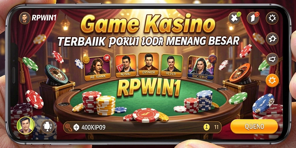 Tangkapan layar utama RPWIN1 menampilkan gameplay seru dari permainan kasino yang menarik.