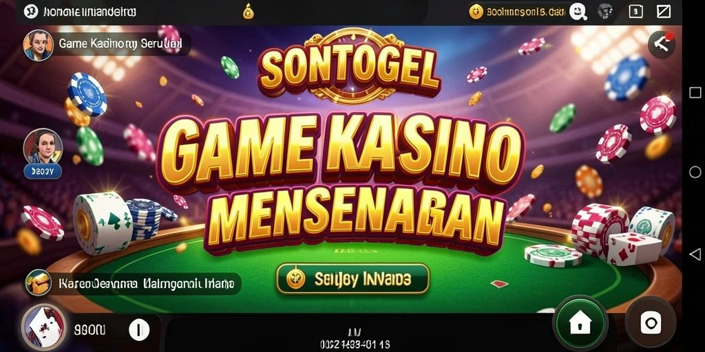 Screenshot gameplay kasino SONTOGEL yang menarik dan interaktif.