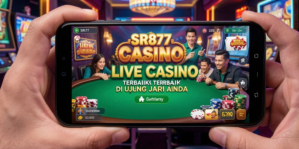 Tampilan gameplay Live Casino yang mendebarkan dan interaktif di SR877.