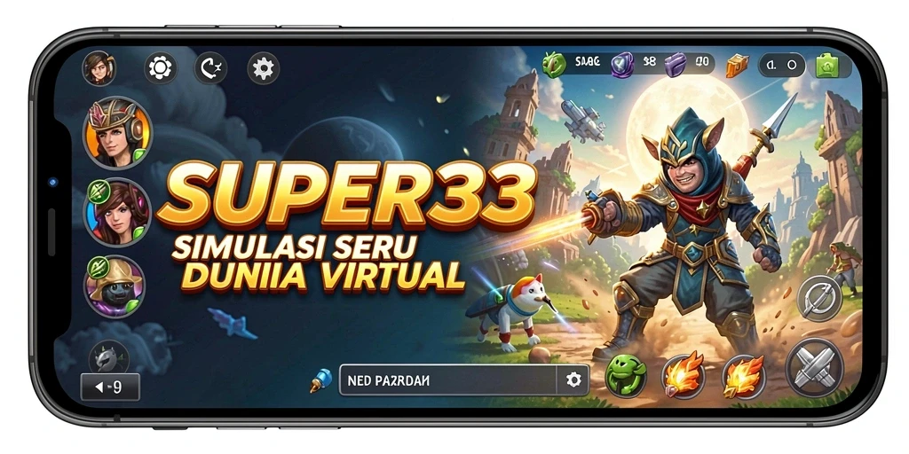 Tampilan gameplay <strong>SUPER33</strong> yang menarik dan interaktif.