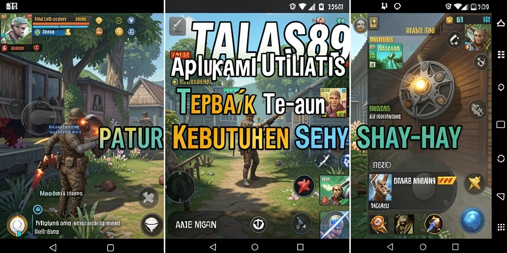 Tampilan antarmuka TALAS89 yang intuitif dan memudahkan navigasi.