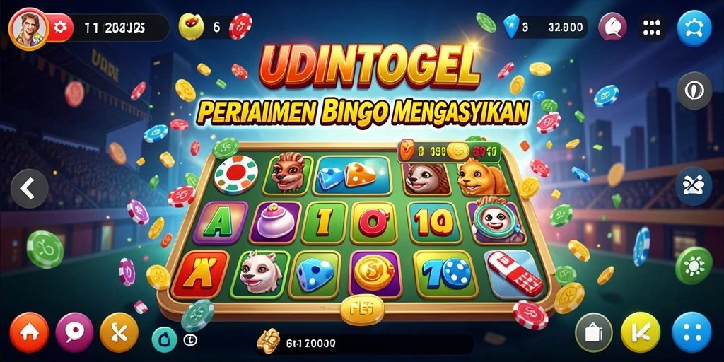 Tampilan gameplay UDINTOGEL yang menarik dan seru.