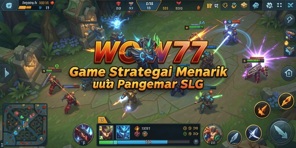 Screenshot WOW77 menampilkan aksi seru dari gameplay SLG yang mendebarkan.